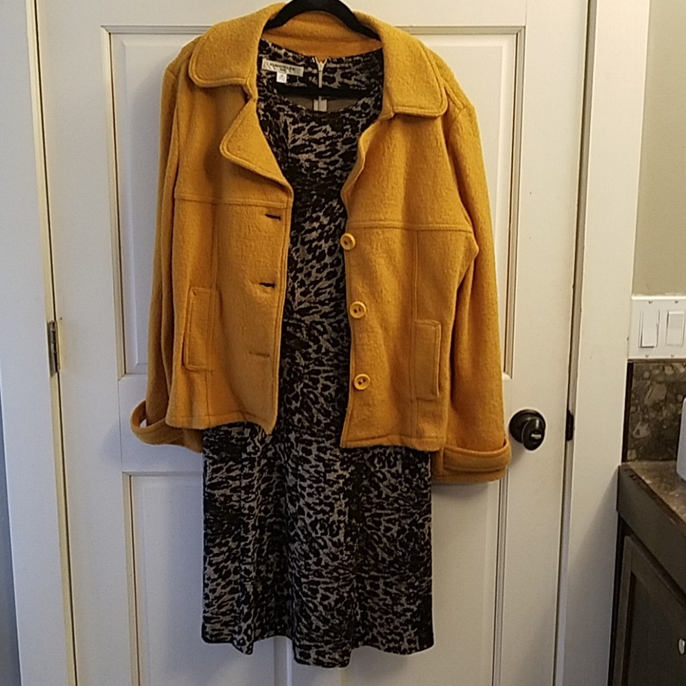 Mustard Wool Coat